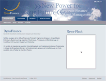 Tablet Screenshot of dynafinance.com